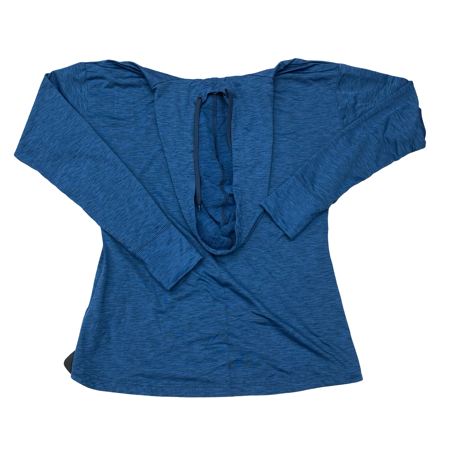 Athletic Top Ls Hoodie By Adidas In Blue, Size:M