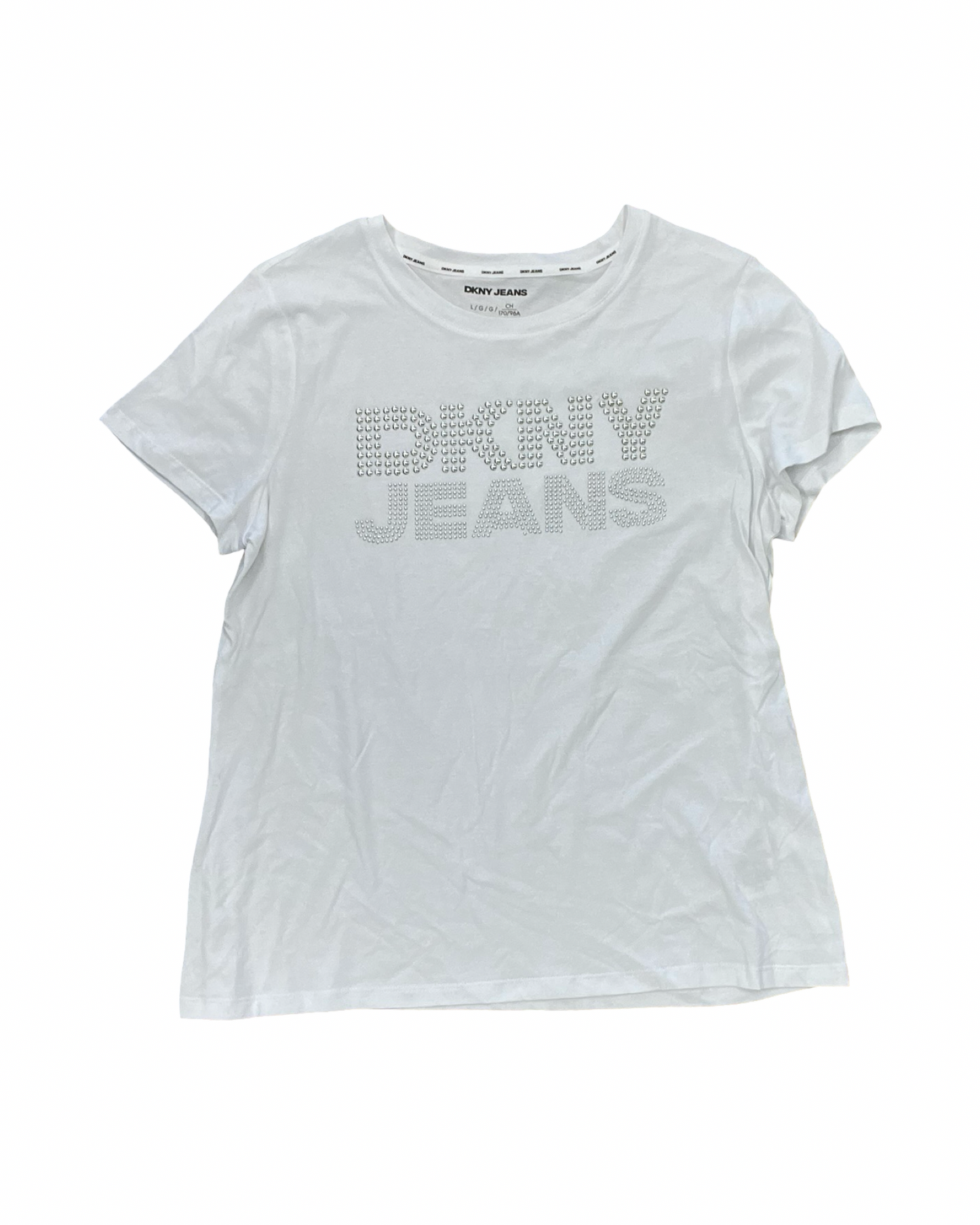 Top Ss By Dkny In White, Size:L