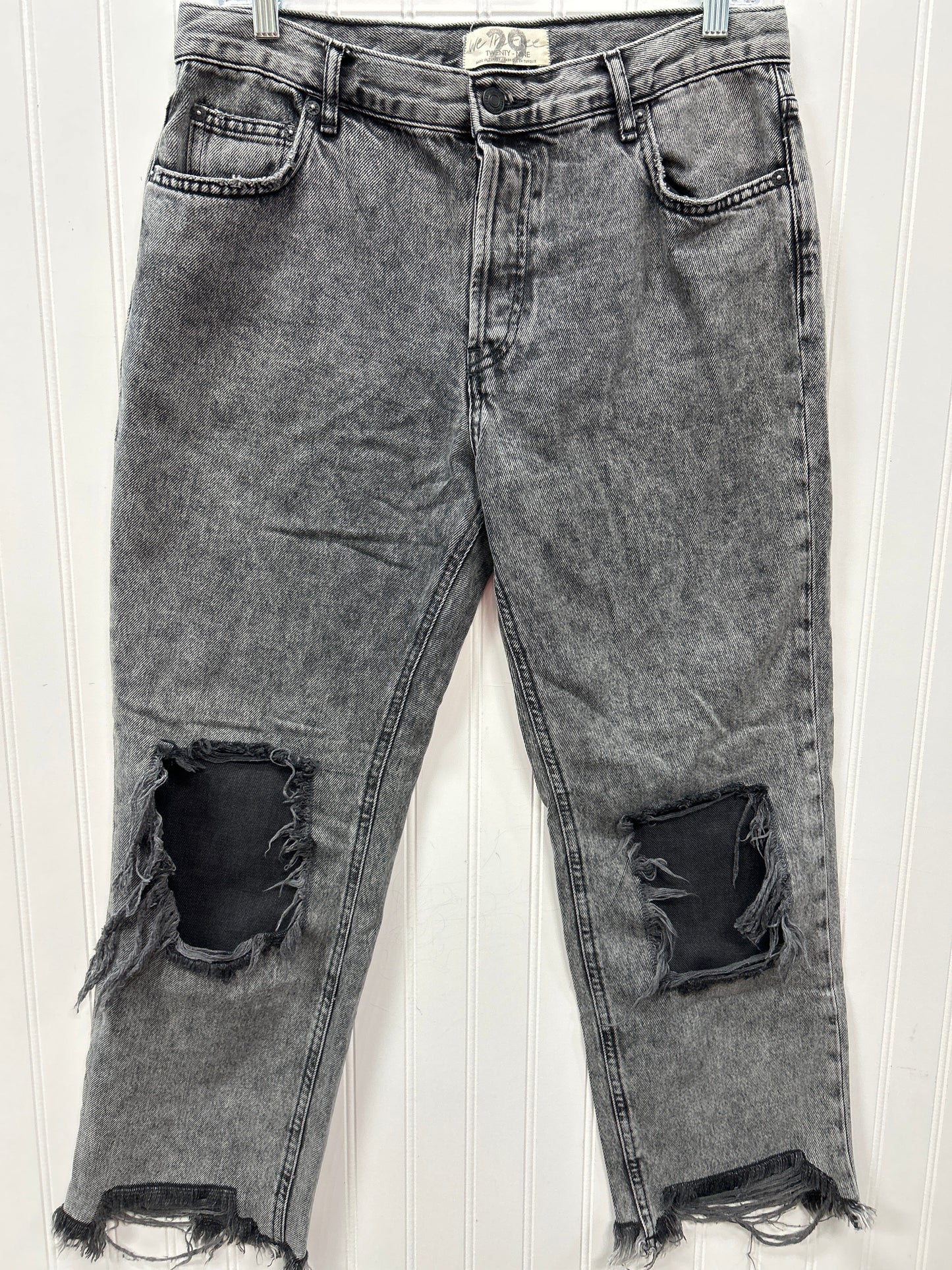 Jeans Wide Leg By We The Free In Black, Size:6