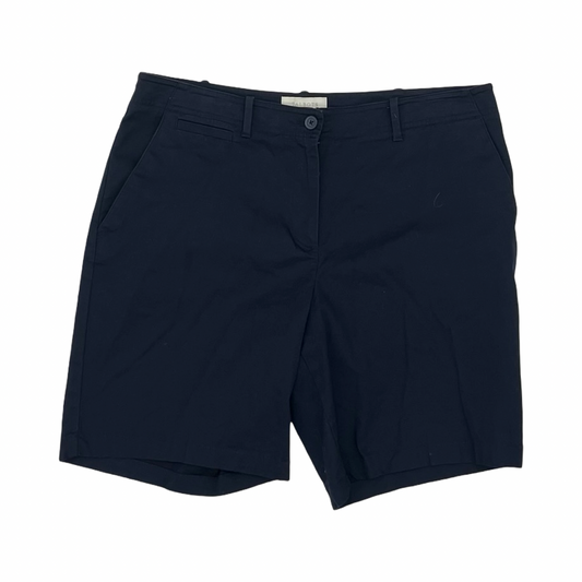 Shorts By Talbots In Navy, Size:14