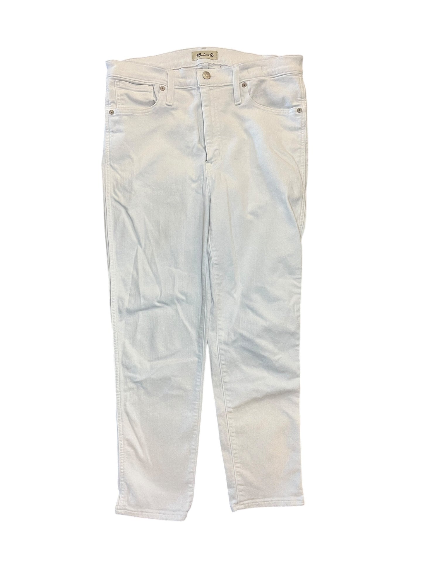 Jeans Straight By Madewell In White Denim, Size:12