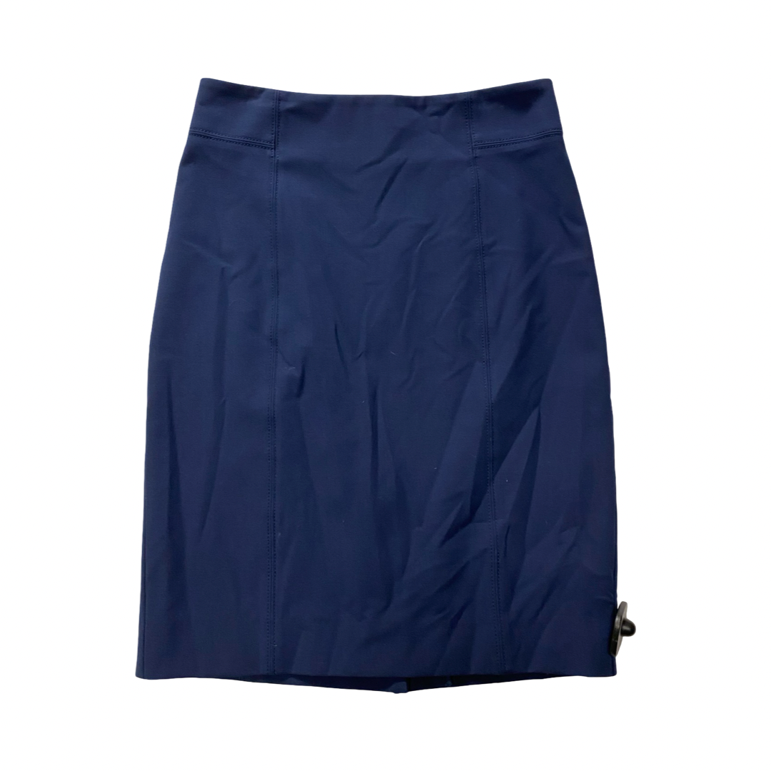 Skirt Midi By Ann Taylor In Navy, Size:2