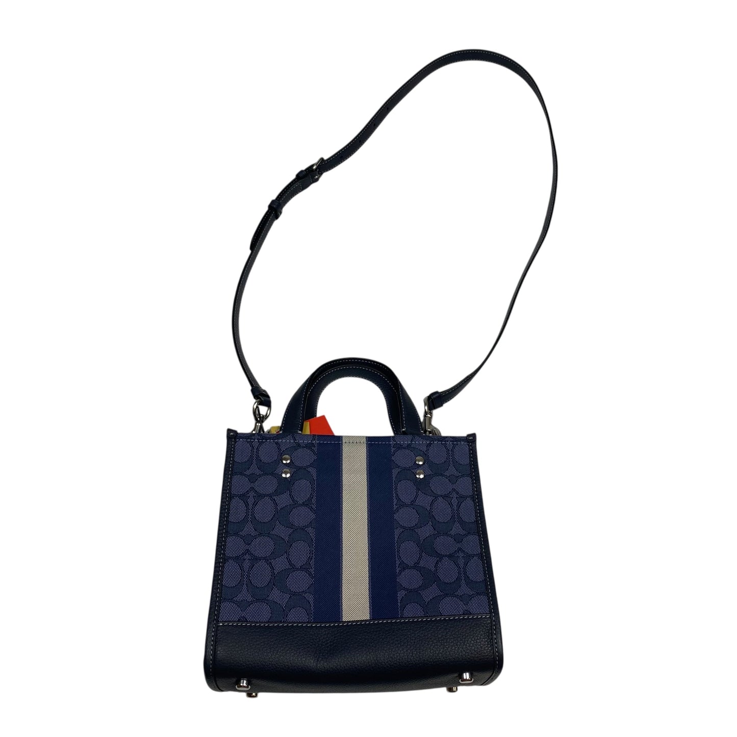 Crossbody Designer By Coach In Blue, Size:Small