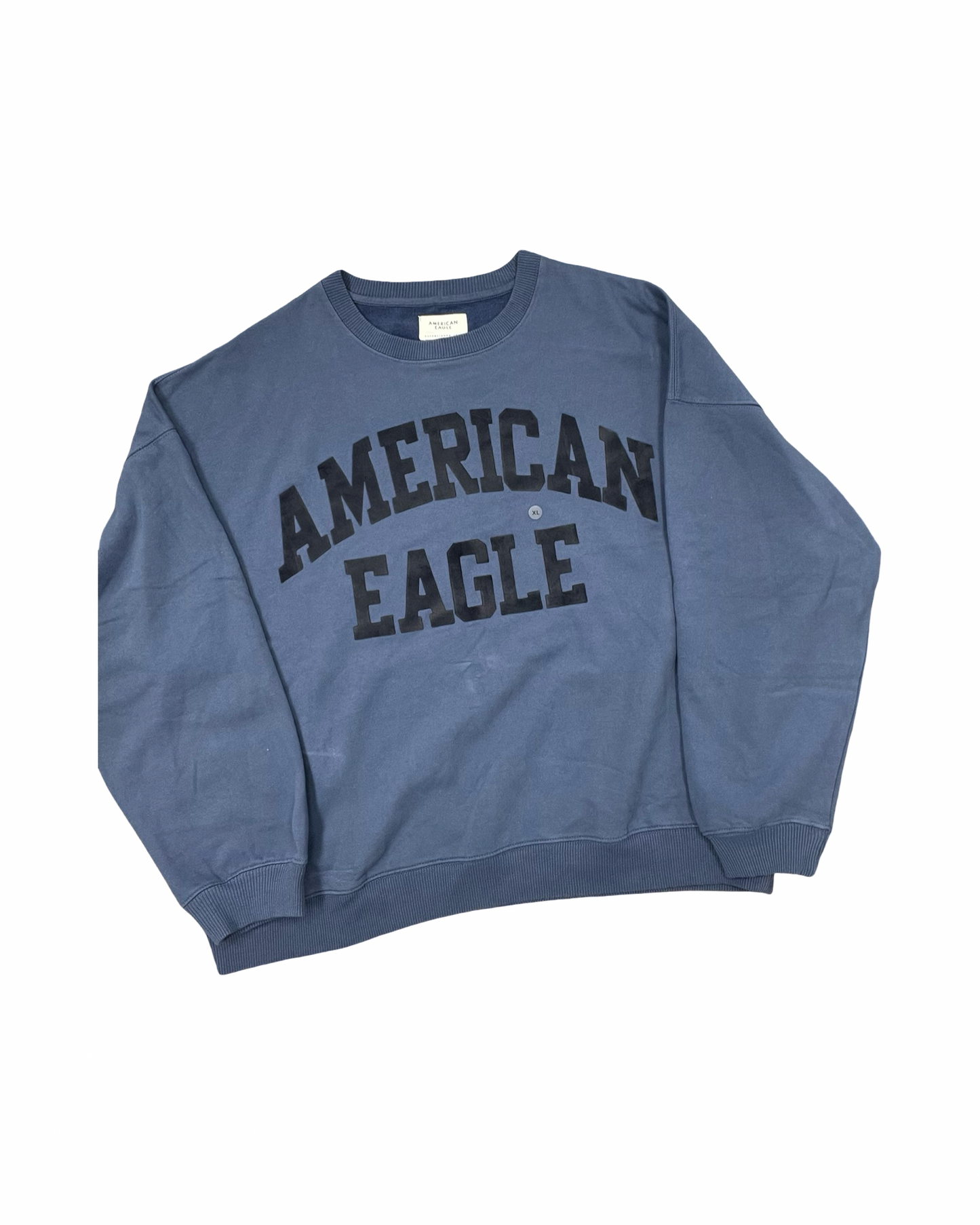 Sweatshirt Crewneck By American Eagle In Blue, Size:Xl