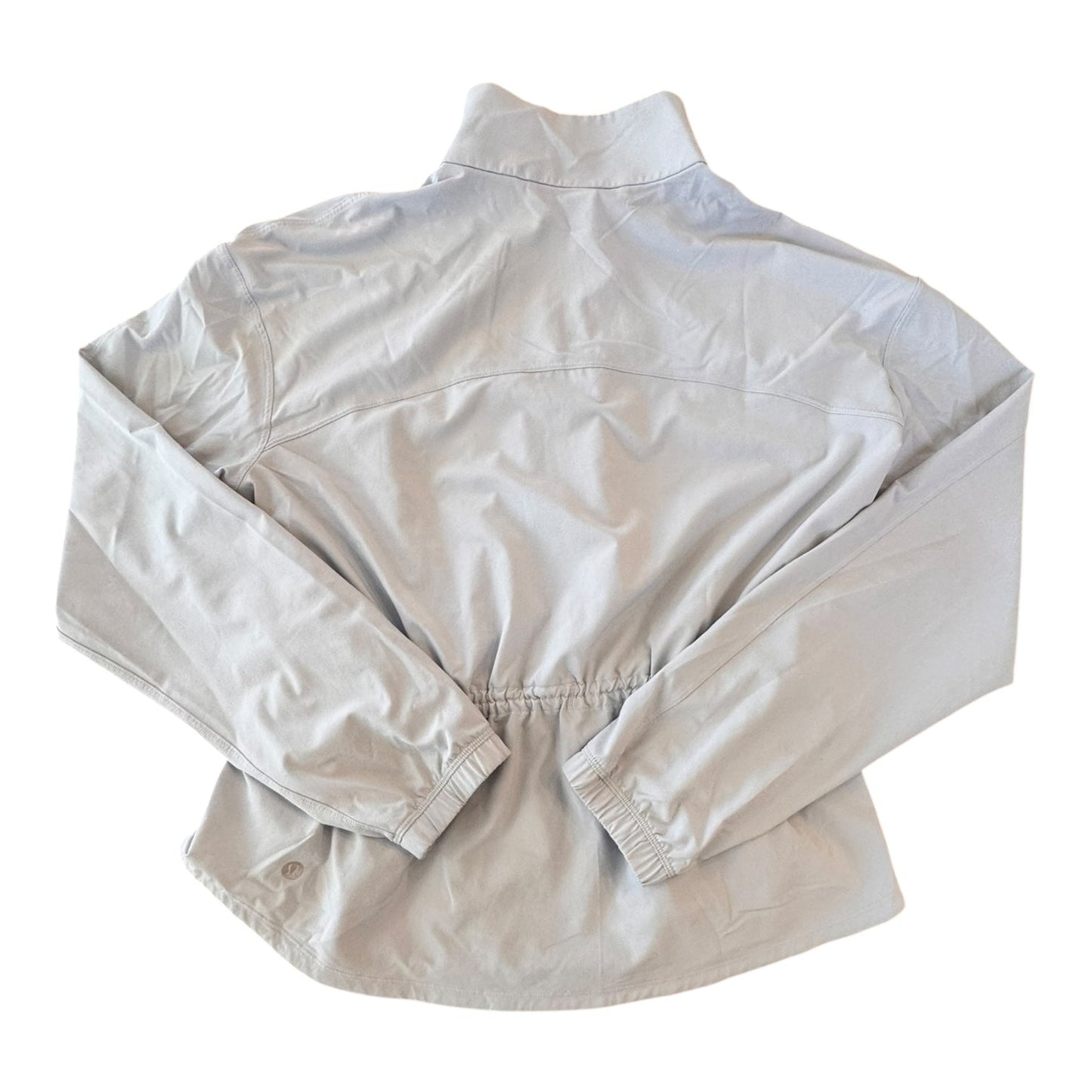 Athletic Jacket By Lululemon In Light Blue, Size:S