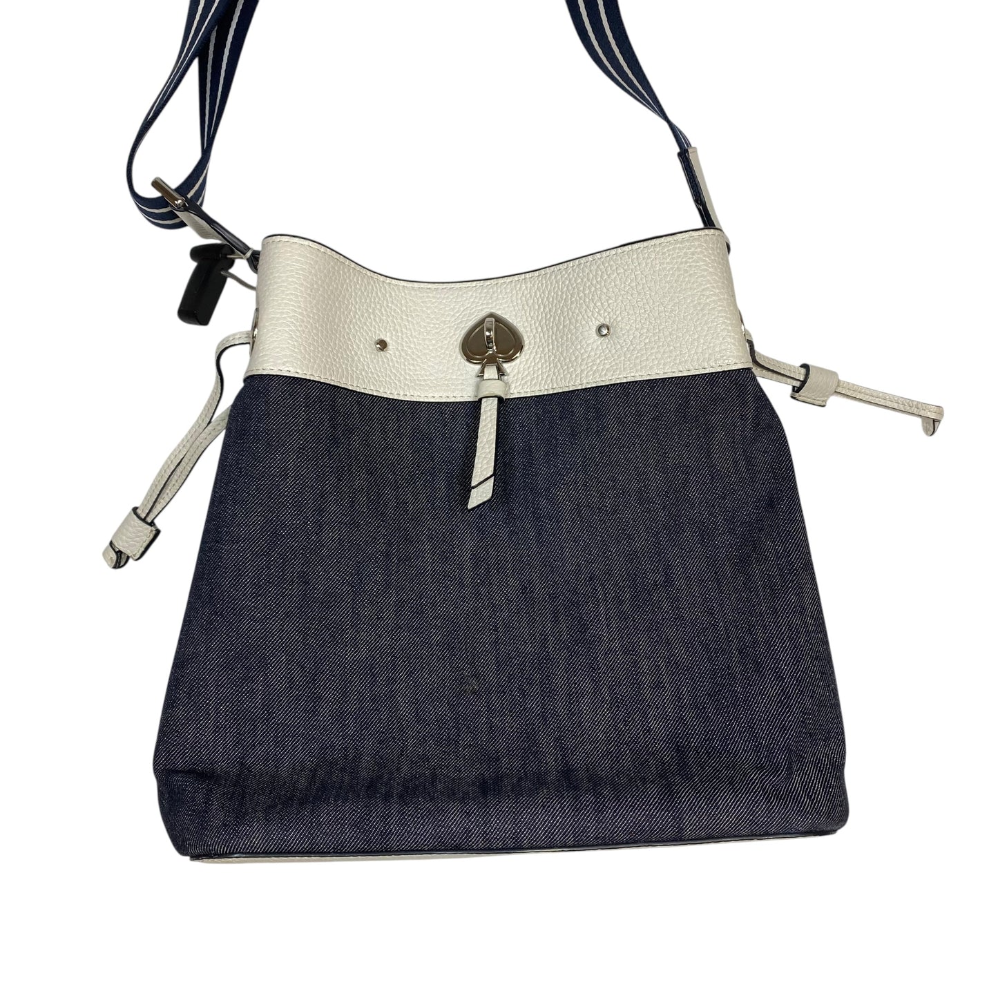 Crossbody Designer By Kate Spade In Blue & White, Size:Medium