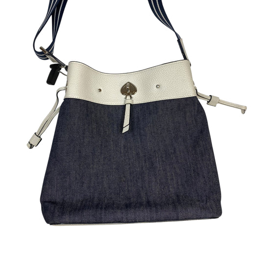 Crossbody Designer By Kate Spade In Blue & White, Size:Medium