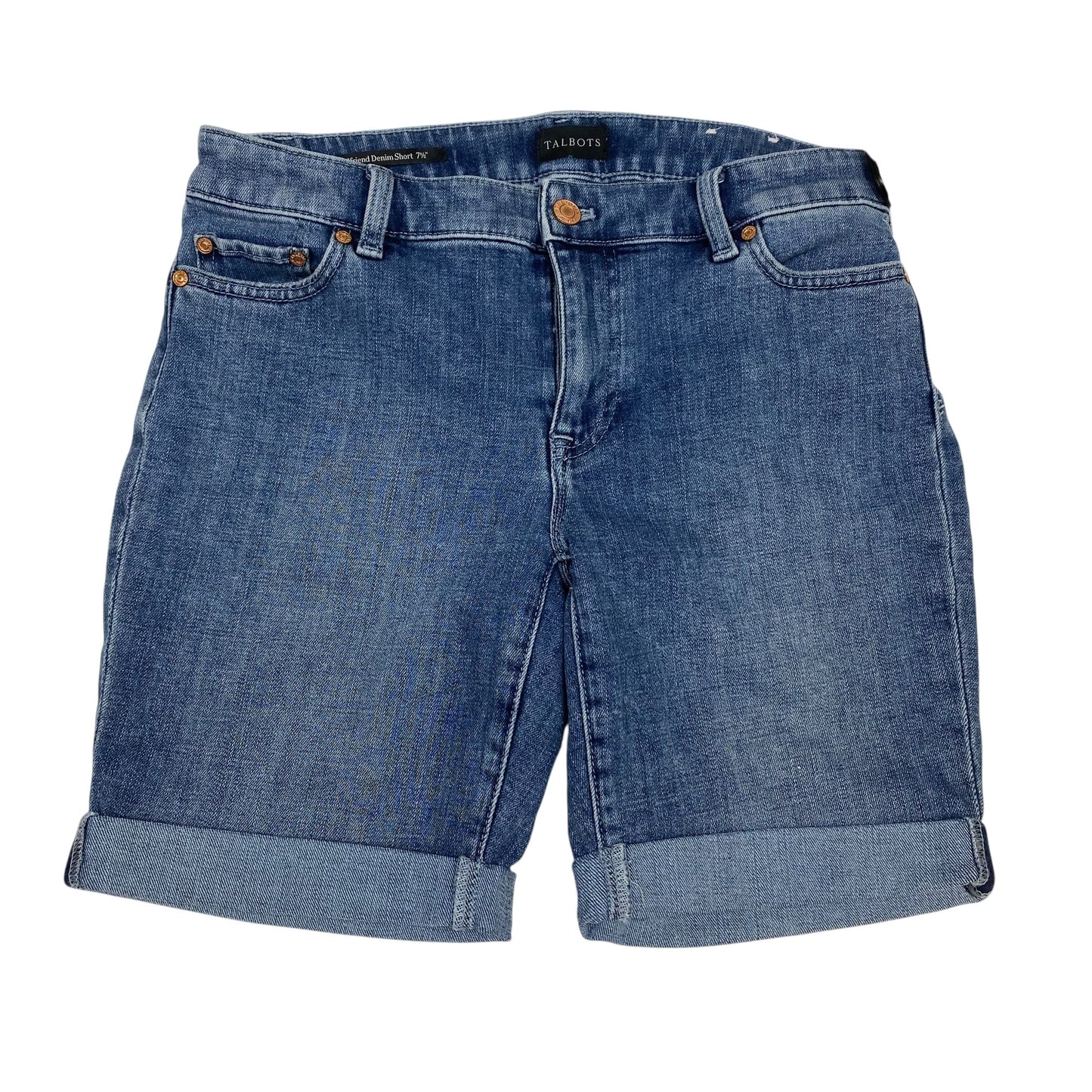 SHORTS by TALBOTS in BLUE DENIM, Size:2P