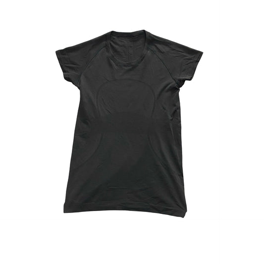 Athletic Top Ss By Lululemon In Black, Size:10
