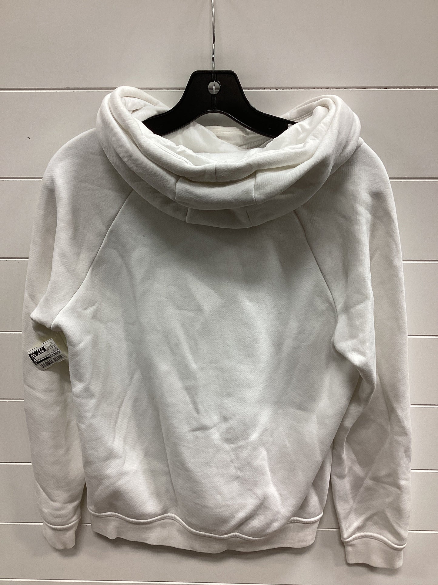 Athletic Sweatshirt Hoodie By Nike Apparel In White, Size:S