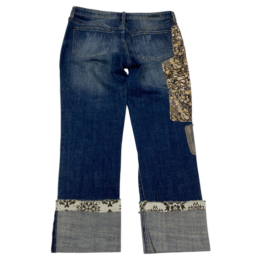Jeans Cropped By Pilcro In Blue Denim, Size:2
