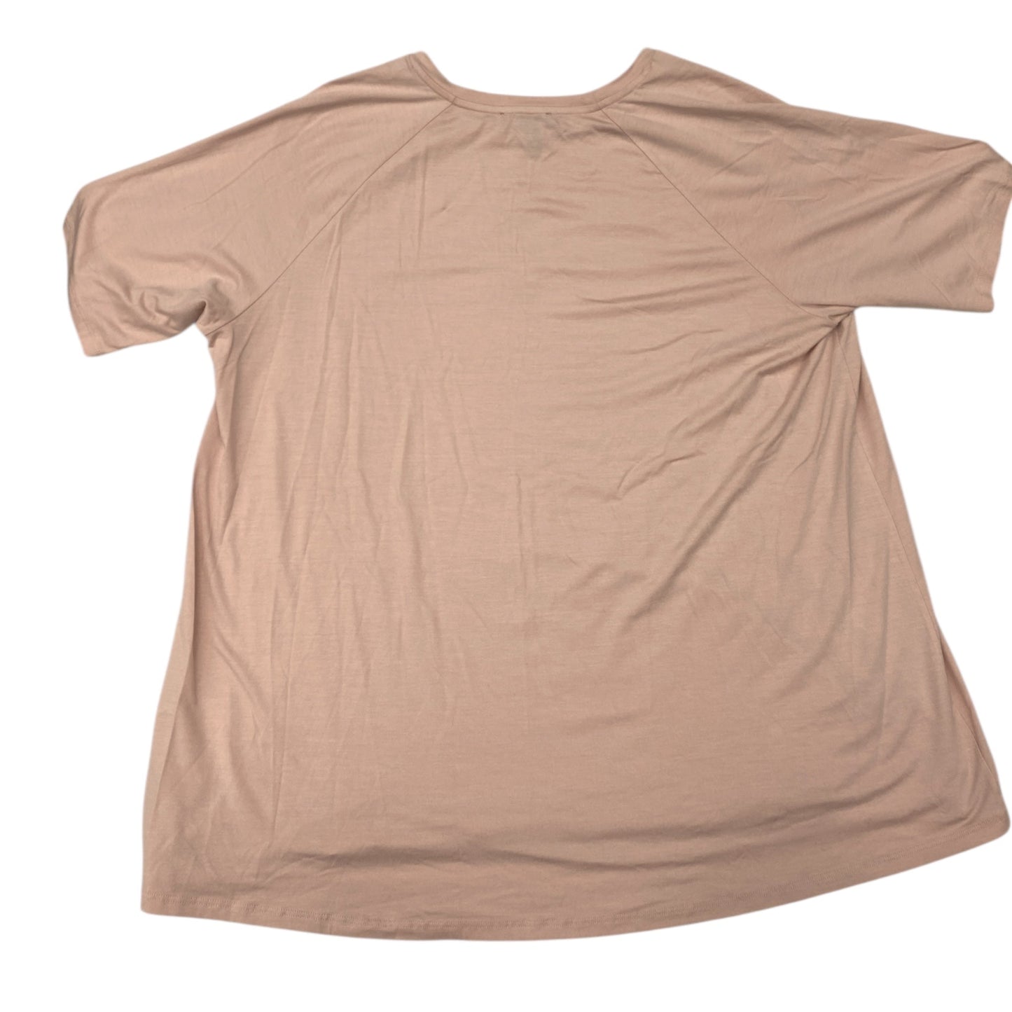Top Ss By Polo Ralph Lauren In Pink & White, Size:Xl