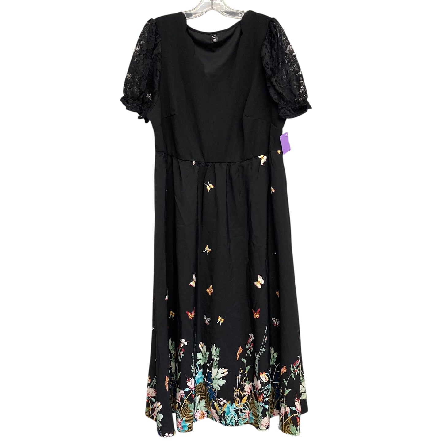 Dress Casual Maxi By Shein In Floral Print, Size:3X