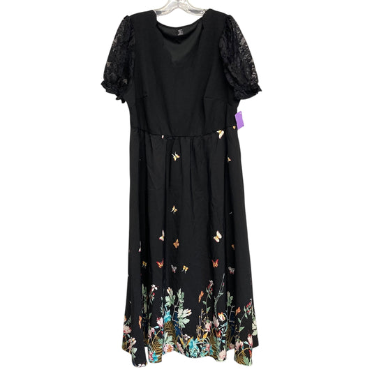 Dress Casual Maxi By Shein In Floral Print, Size:3X