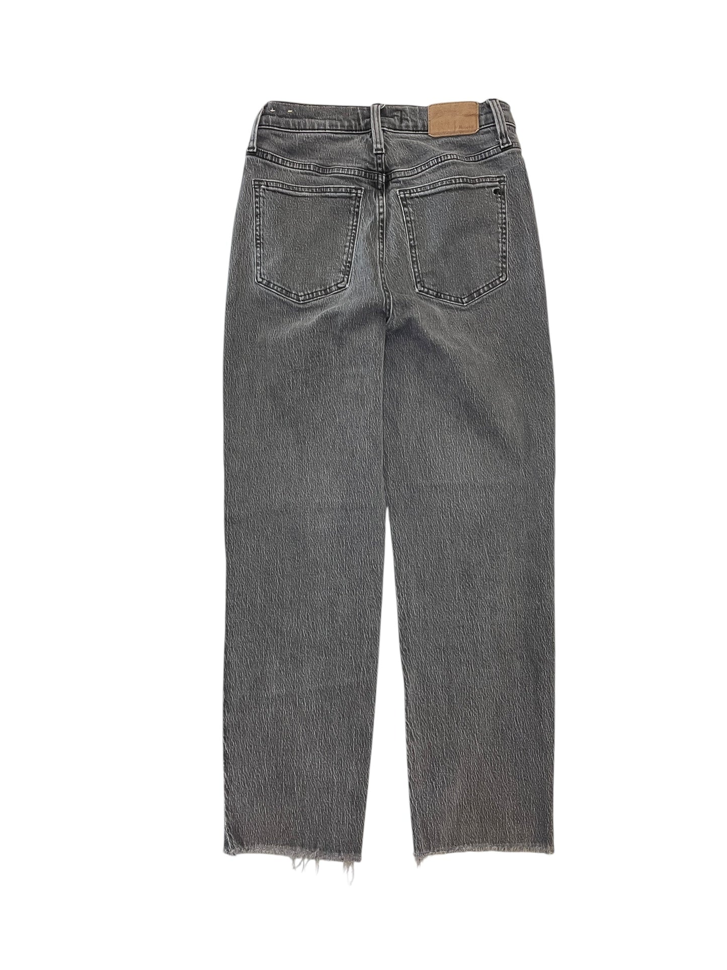 Jeans Straight By Madewell In Grey Denim, Size:4