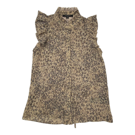 Top Ss Designer By All Saints In Animal Print, Size:S