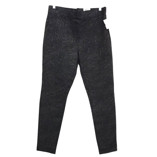 Pants Leggings By Style And Company In Black & Grey, Size:12