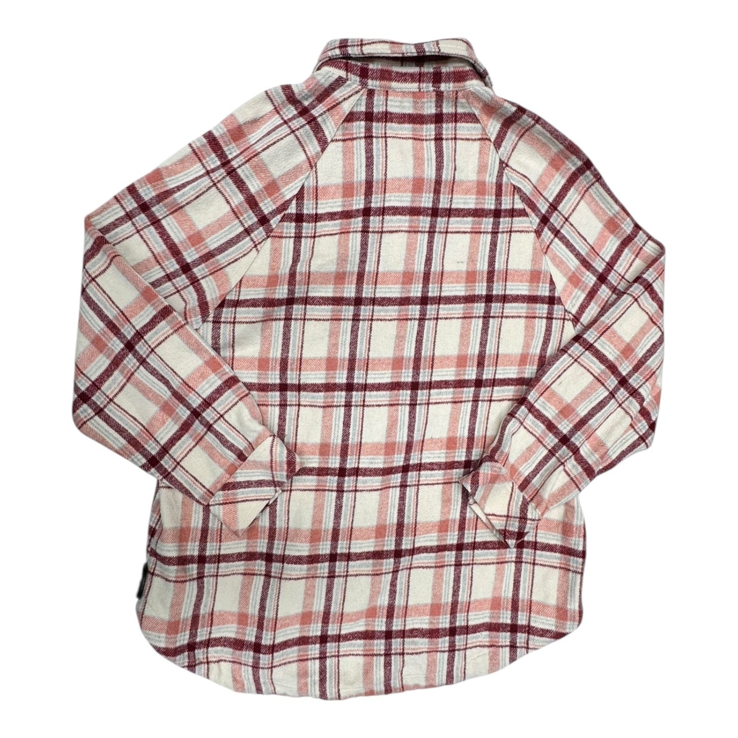 Jacket Shirt By Staccato In Plaid Pattern, Size:L