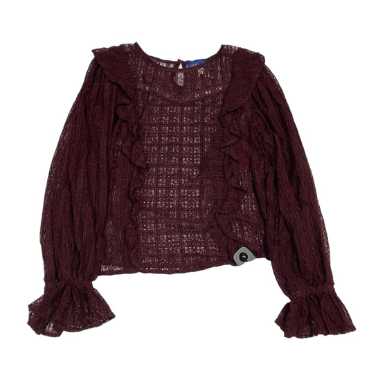 Top Ls By Blue Rain In Purple, Size:M