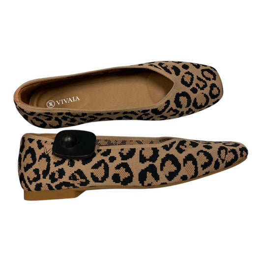 Shoes Flats By Cmc In Animal Print, Size:12