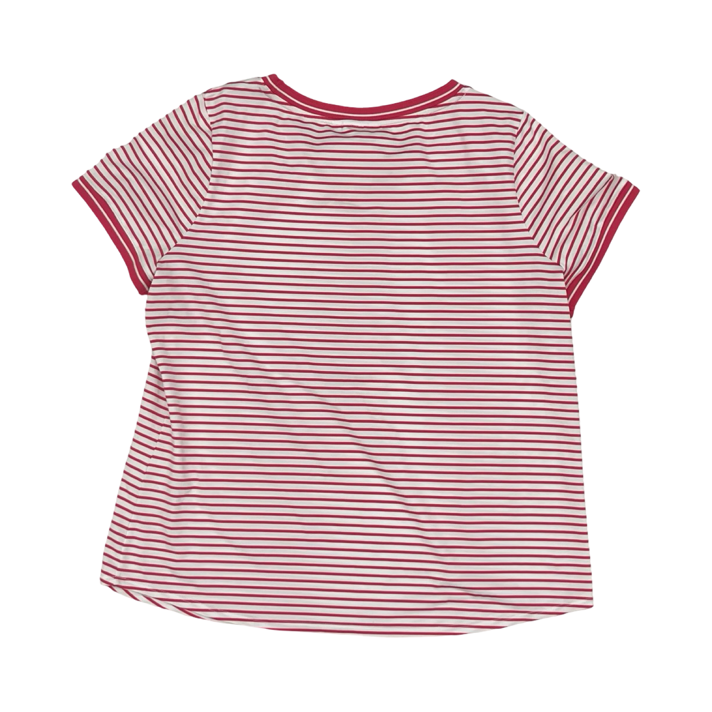 Top Ss By Chicos In Pink & White, Size:L