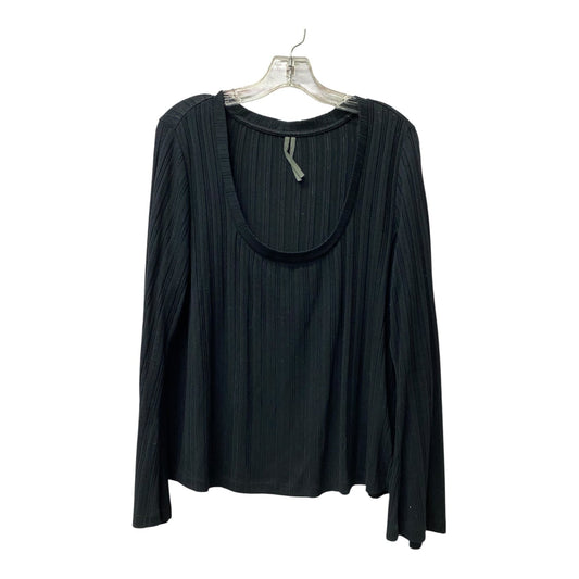 Top Ls By Anthropologie In Black, Size:2X