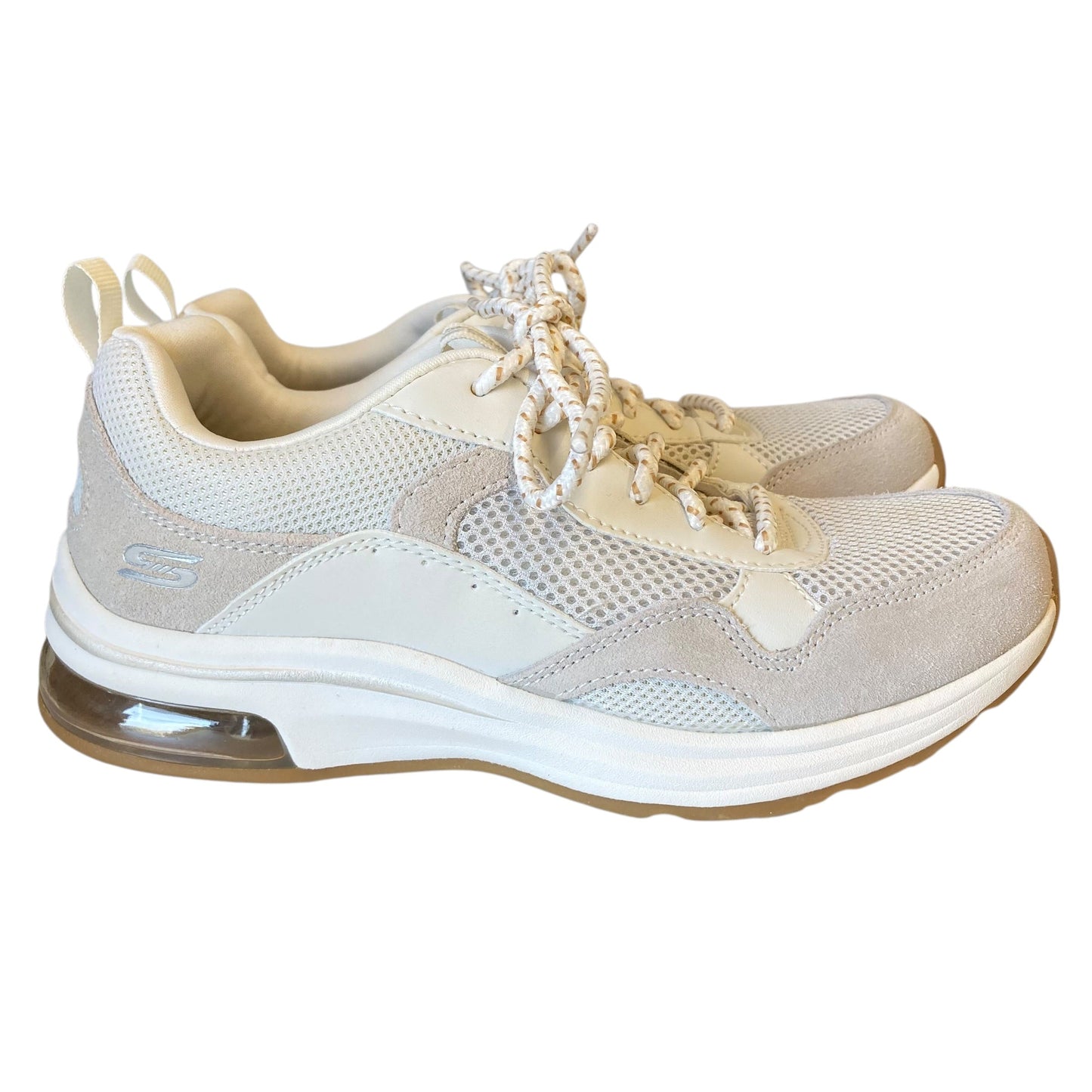 Shoes Athletic By Skechers In White, Size:7.5