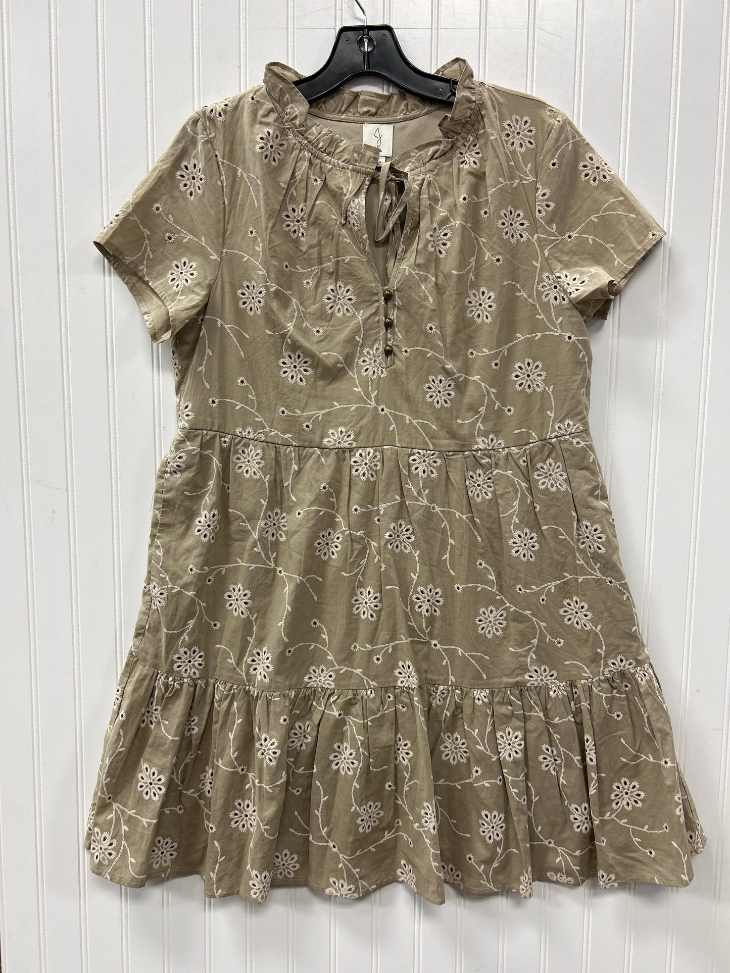 Dress Casual Midi By Joie In Tan, Size:M