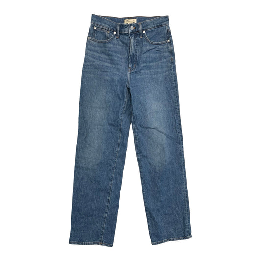 Jeans Wide Leg By Madewell In Blue Denim, Size:6L