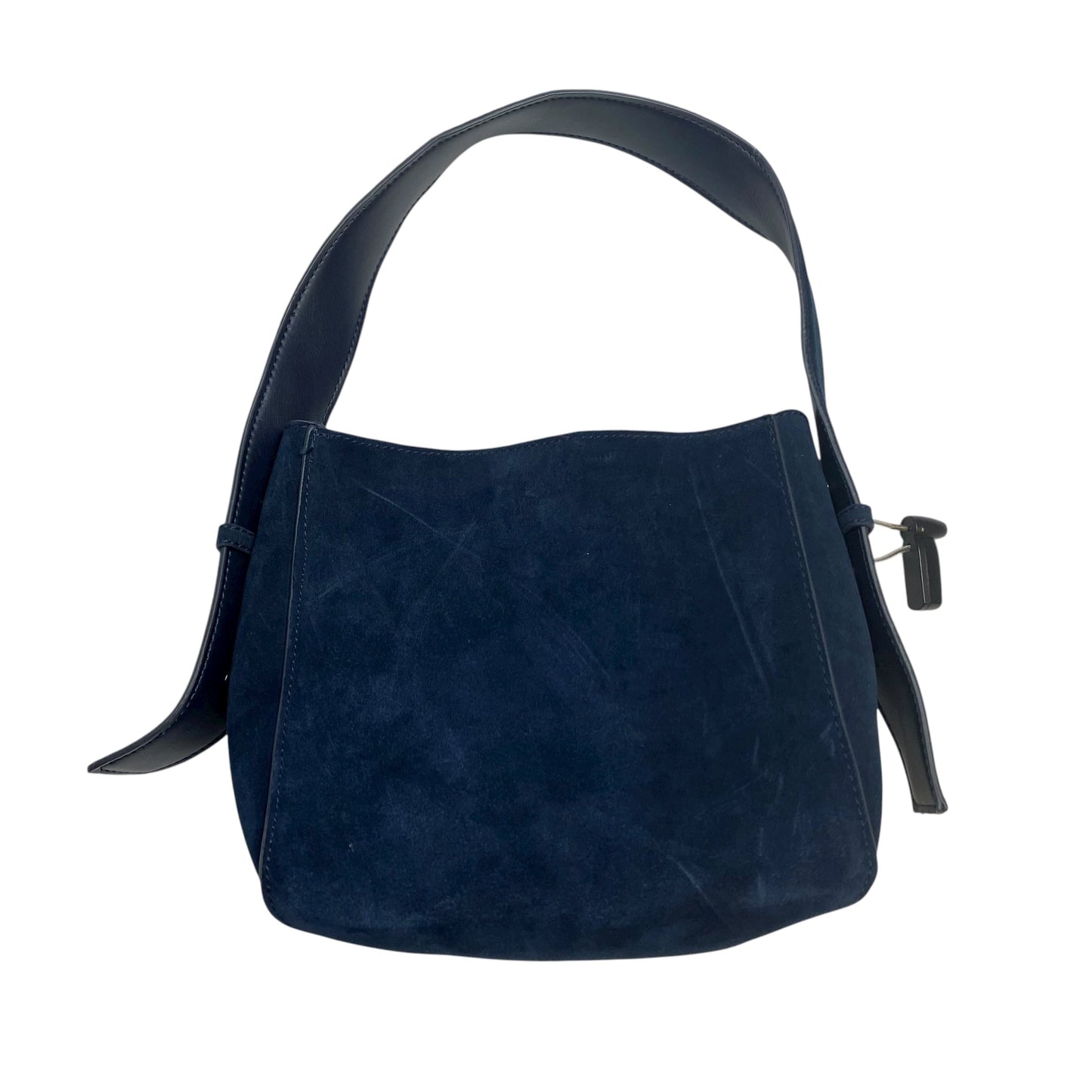 Handbag Leather By Mng In Navy, Size:Small