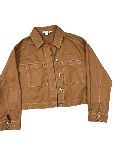 Jacket Denim By Old Navy In Gold, Size:L