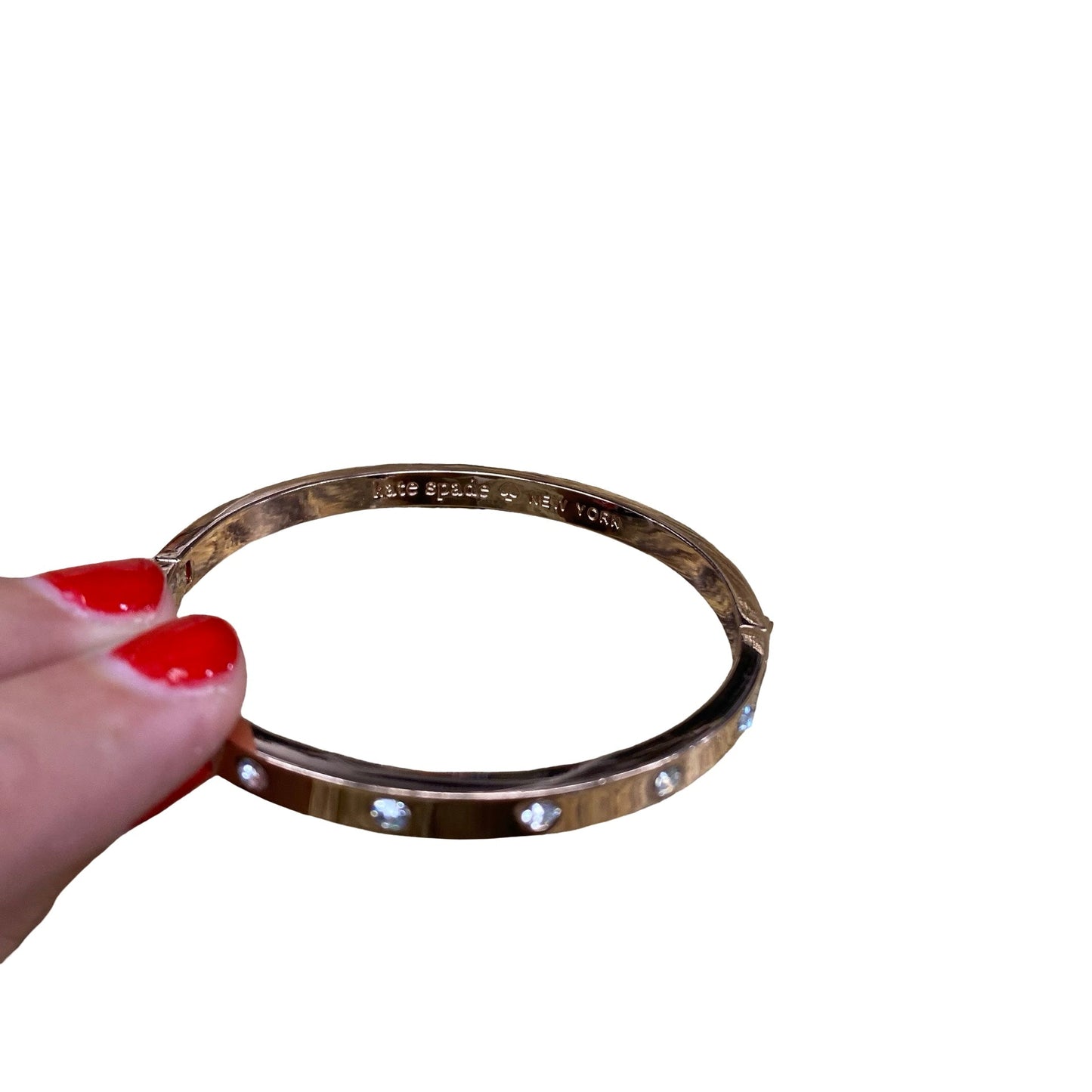 Bracelet Designer By Kate Spade In Rose Gold