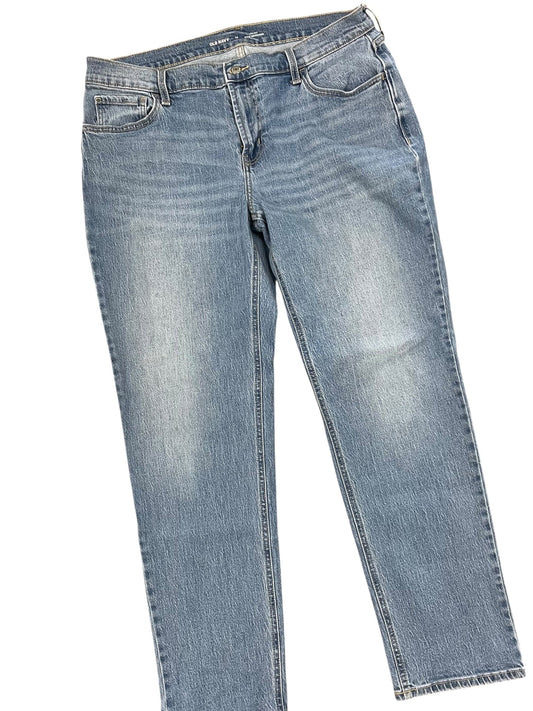 Jeans Boyfriend By Old Navy In Blue Denim, Size:14