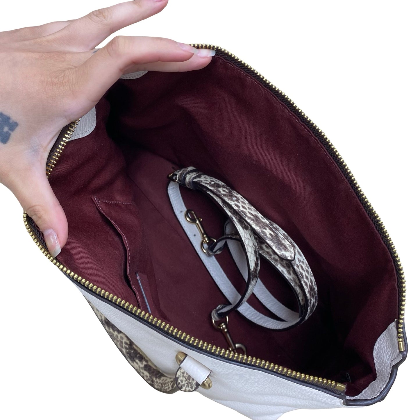 Handbag Designer By Coach In Multi, Size:Medium