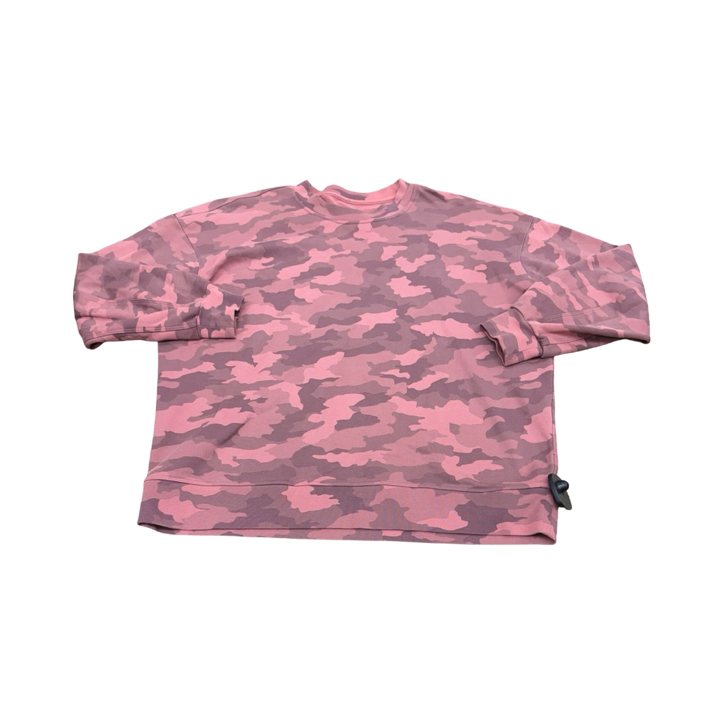 Athletic Sweatshirt Crewneck By Lululemon In Camouflage Print, Size:Xl