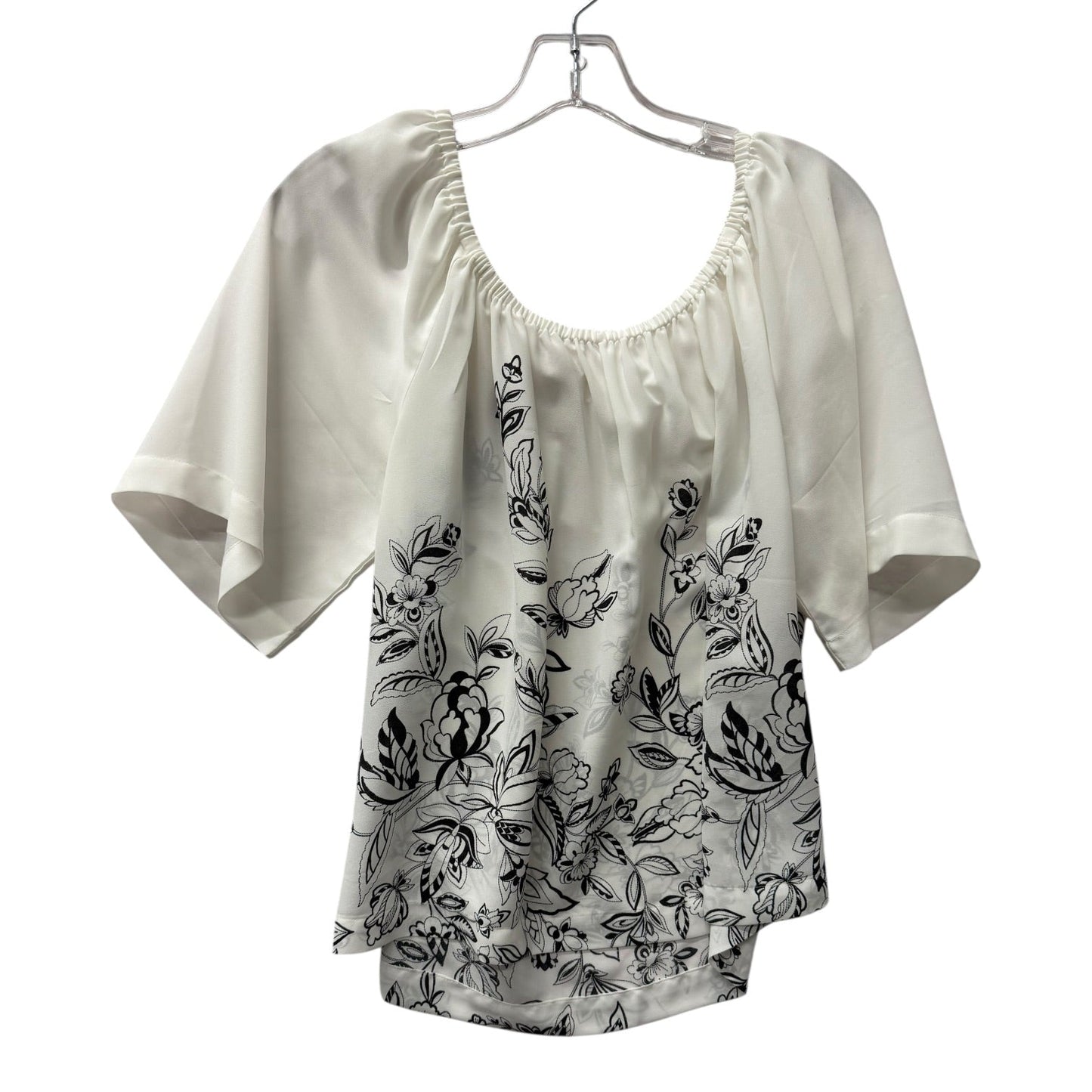 Top Ss By Loft In White, Size:Sp