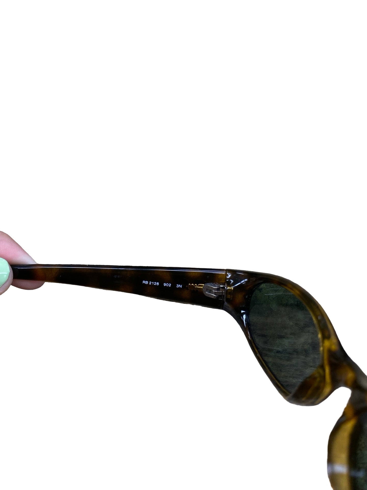 Sunglasses Designer By Ray Ban In Brown, Size: