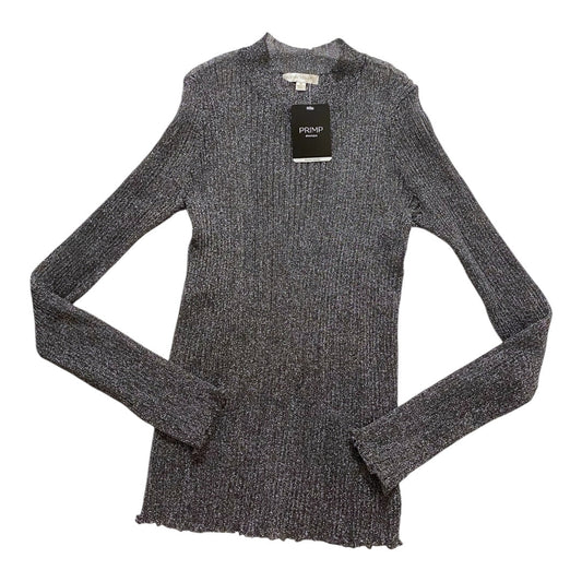Top Ls By Flying Tomato In Silver, Size:M
