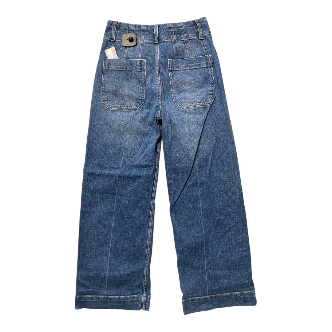 Jeans Wide Leg By Pilcro In Blue Denim, Size:0