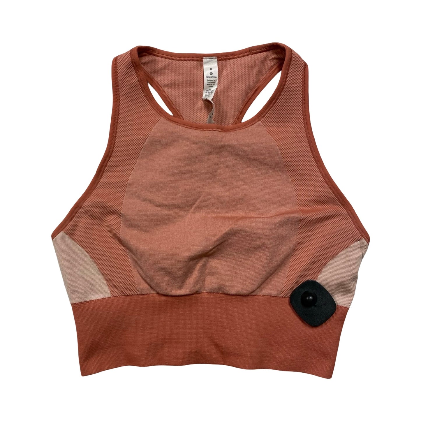 Athletic Bra By Lululemon In Coral, Size:8