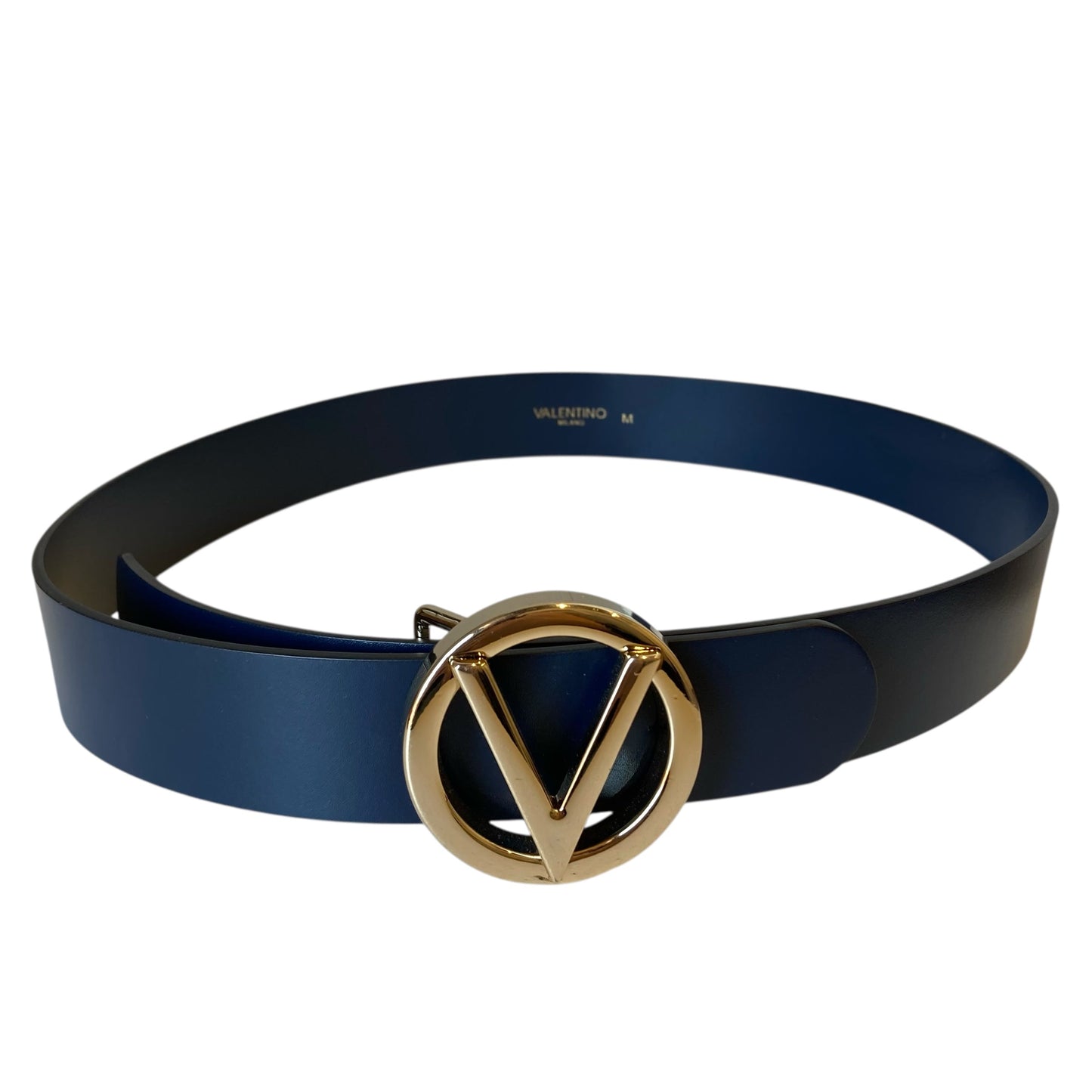 Belt Designer By Valentino-Mario In Blue & Gold