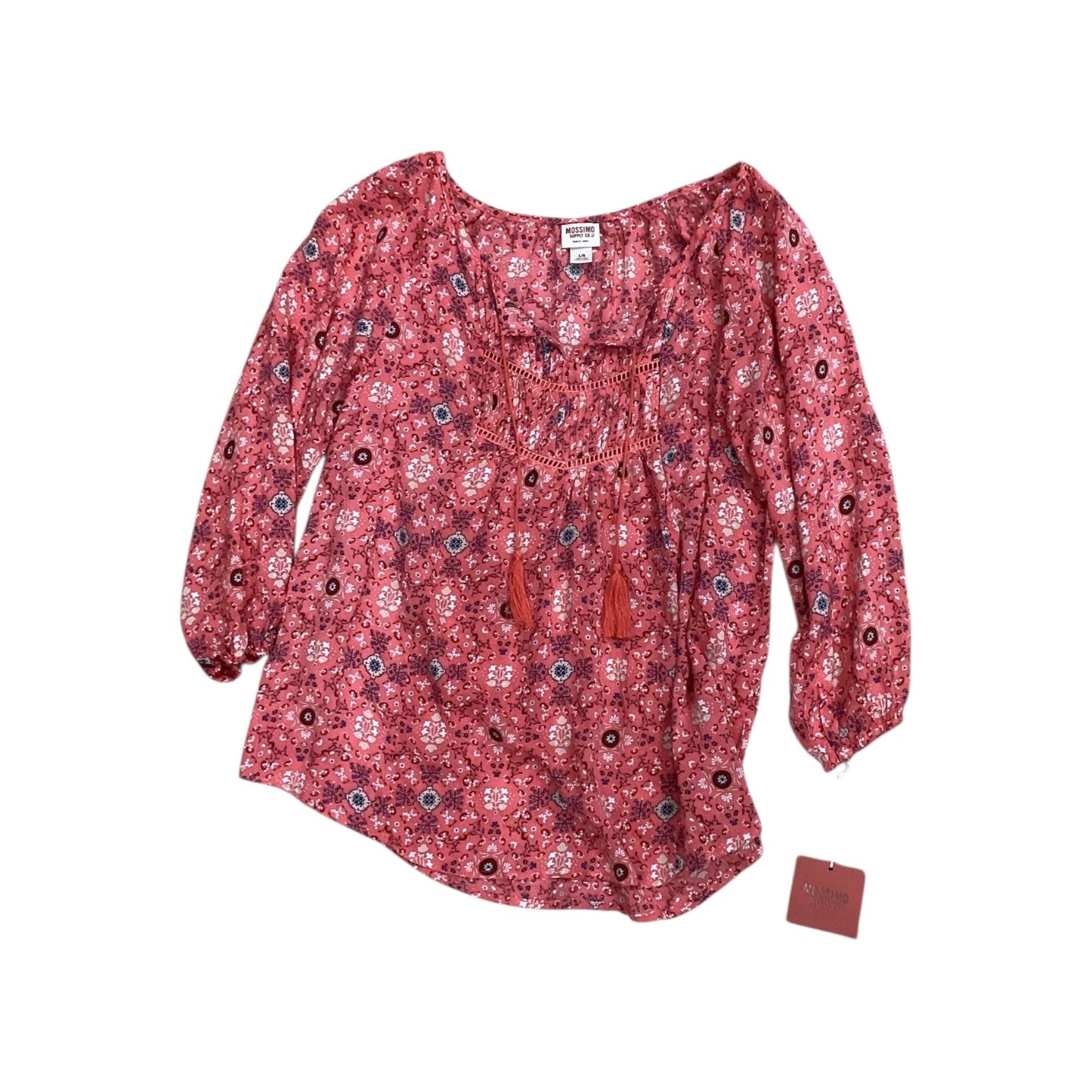 Top Ls By Mossimo In Pink, Size:L