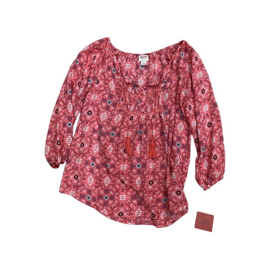 Top Ls By Mossimo In Pink, Size:L