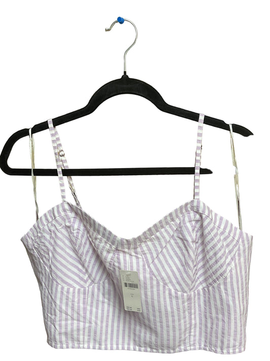 Top Sleeveless By Anthropologie In Striped Pattern, Size:L