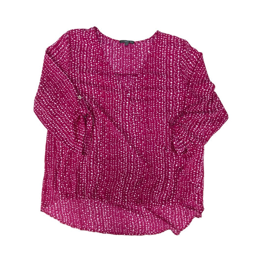 Top 3/4 Sleeve By West Kei In Polkadot Pattern, Size:L
