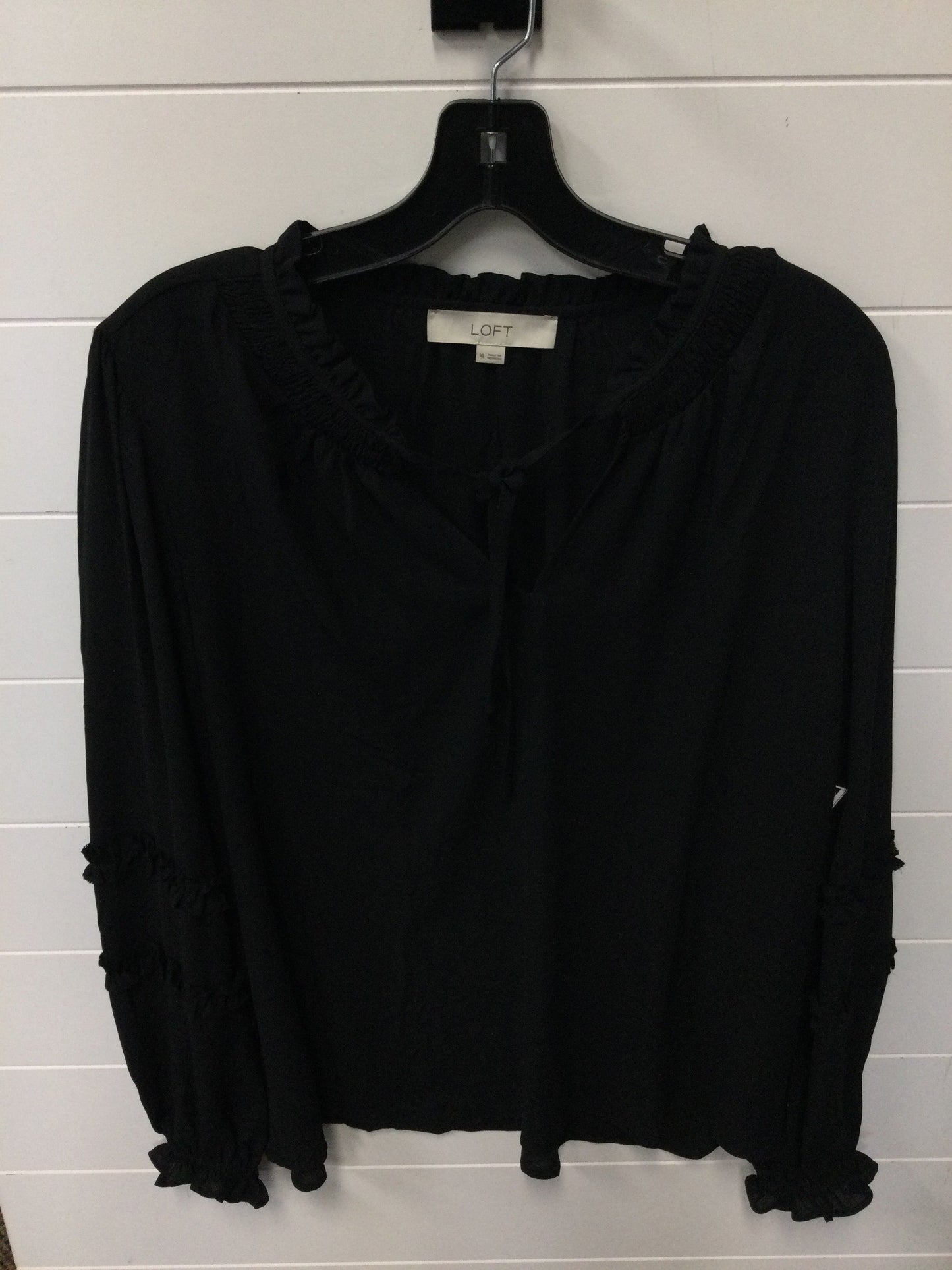 Top Ls By Loft In Black, Size:Xl