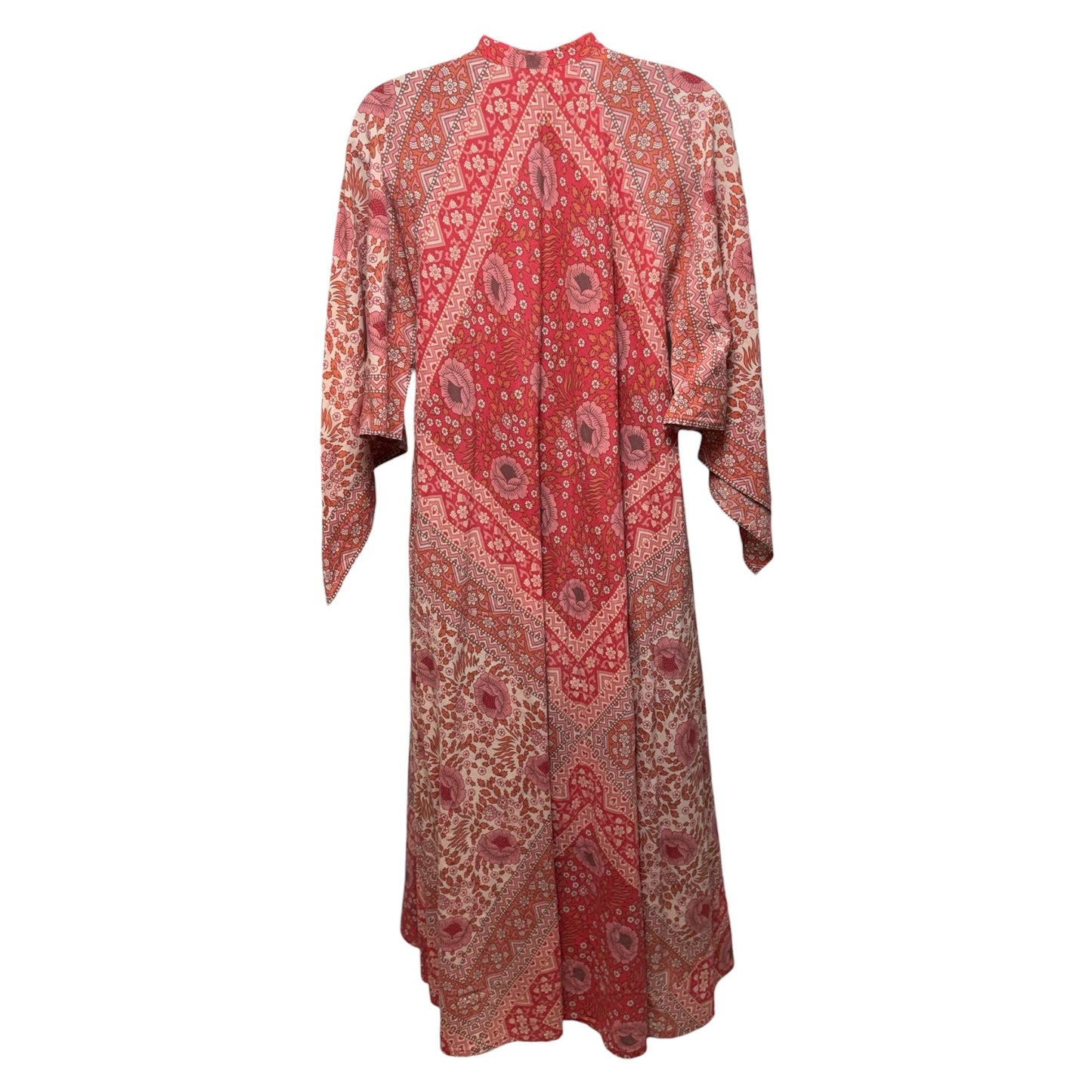 Silk Dress Casual Midi By Natalie Martin In Floral Print, Size: S