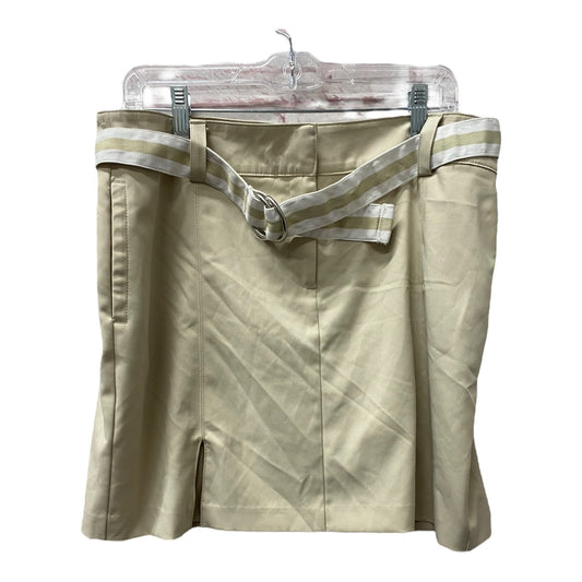 Athletic Skort By Izod In Tan, Size:L