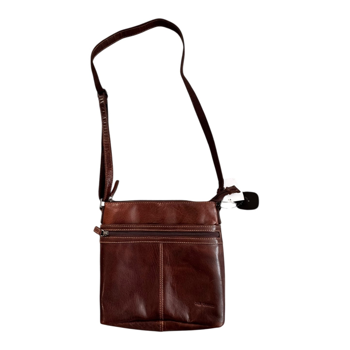 Handbag By Jack georges In Brown, Size:Medium