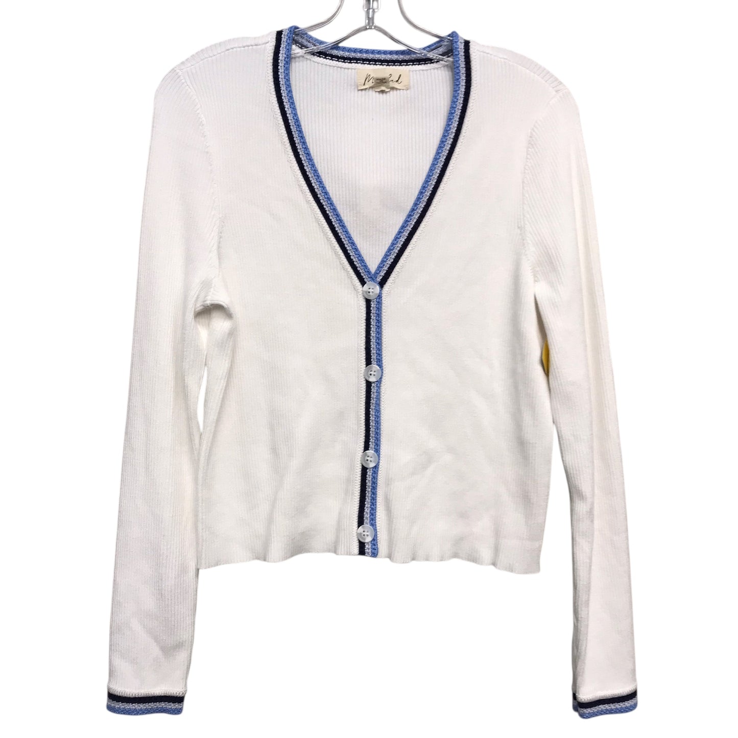 Cardigan By Marled In White, Size:M